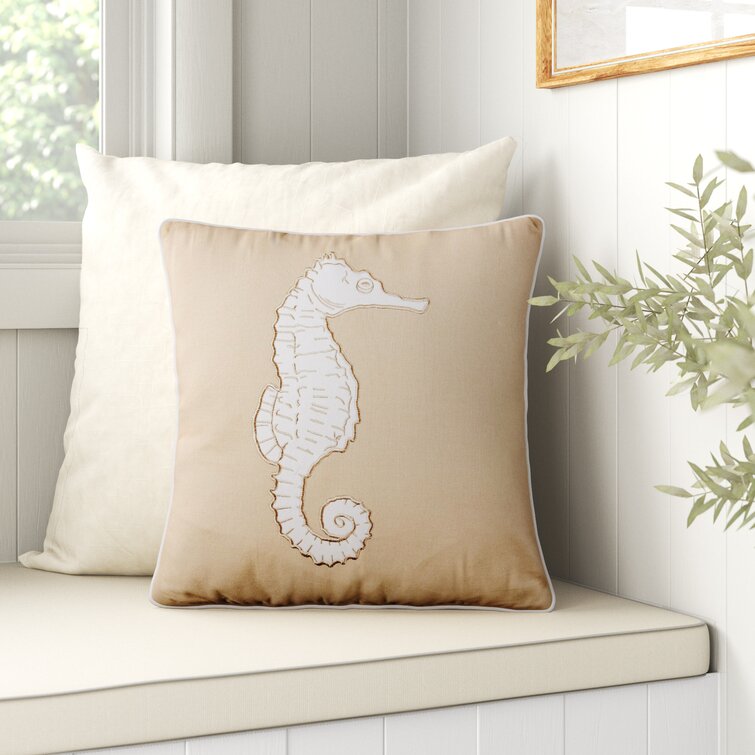 Seahorse throw hot sale pillows